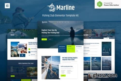 ThemeForest - Marline v1.0.0 - Fishing & Hunting Club Elementor Template Kit - 33077129