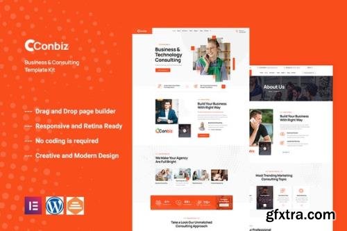 ThemeForest - Conbiz v1.0.0 - Consultancy & Business Elementor Template Kit - 33071070