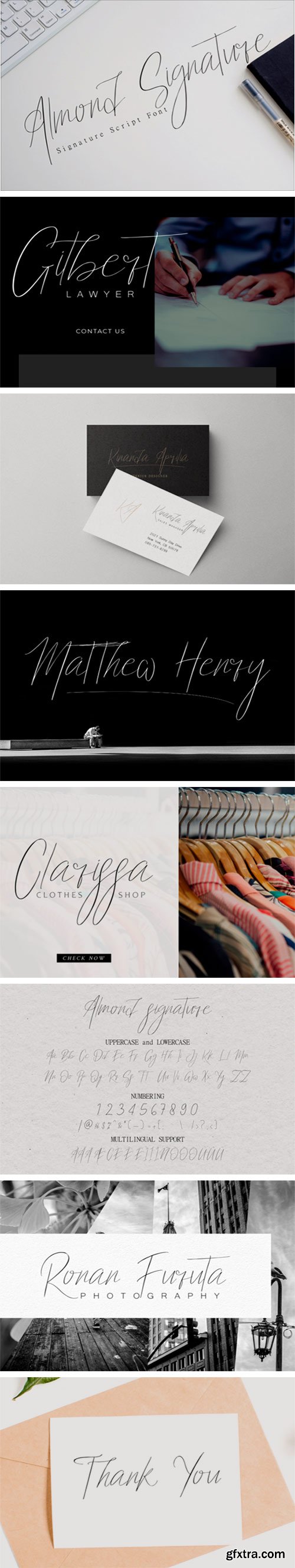 Almond Signature Font