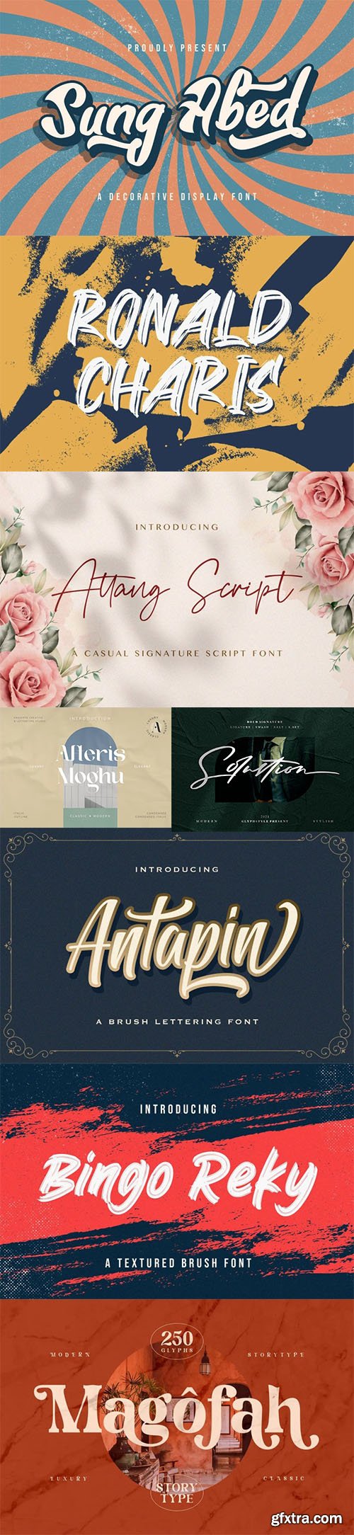 Modern and beautiful font collection vol 4