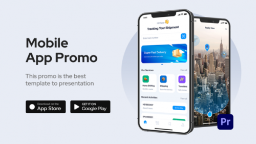 Videohive - Mobile App Promo for Premiere Pro - 33053696 - 33053696