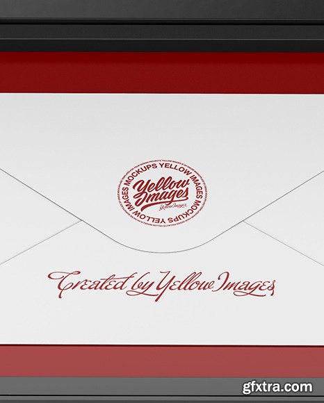 Envelope in a Box Mockup 85888