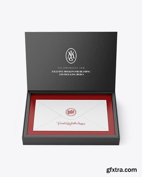 Envelope in a Box Mockup 85888