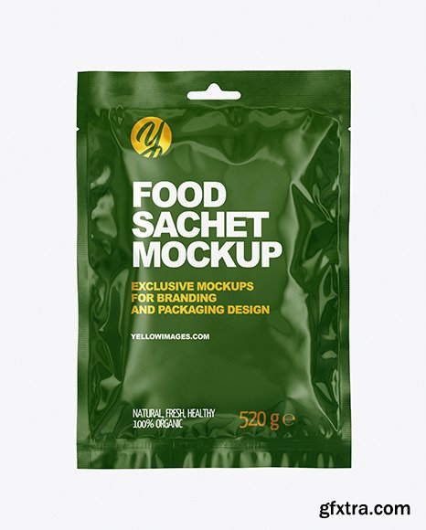 Glossy Sachet Mockup 85905