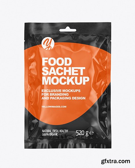 Glossy Sachet Mockup 85905