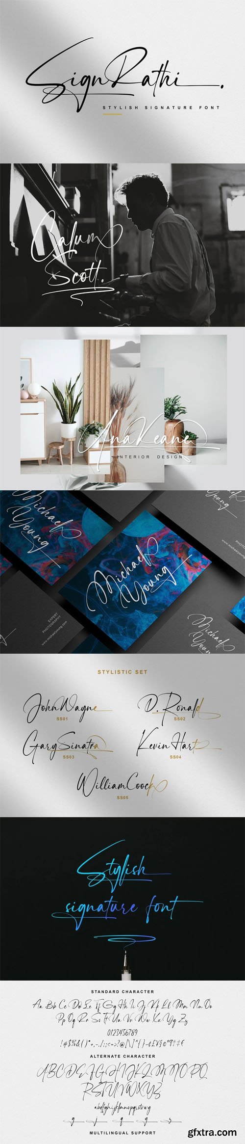 SignRathi - Stylish Signature Font