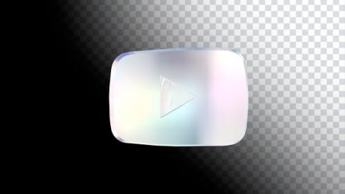 Videohive - Youtube Silver Play Button - 32971913 - 32971913