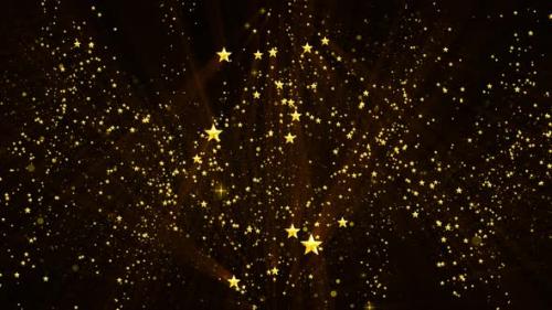 Videohive - Golden Stars - 32973529 - 32973529