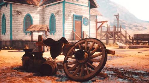 Videohive - Old American Wild Western Style Town - 32988538 - 32988538