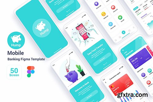 Hump – Mobile Banking Figma Template