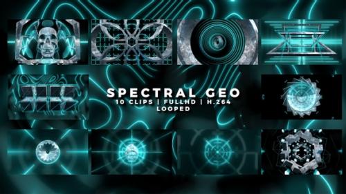 Videohive - Spectral Geo - Vj Loops Pack (10 In 1) - 33015647 - 33015647