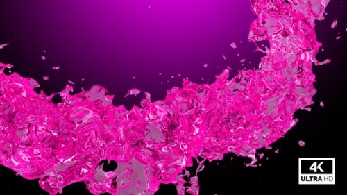 Videohive - Twisted Pink Water Splash V4 - 33050697 - 33050697