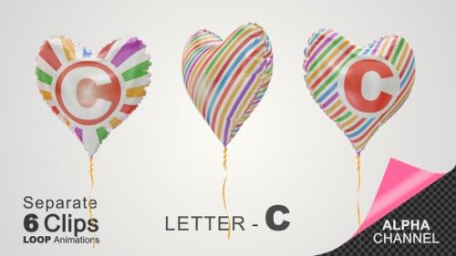 Videohive - Balloons with Letter - C - 33060297 - 33060297