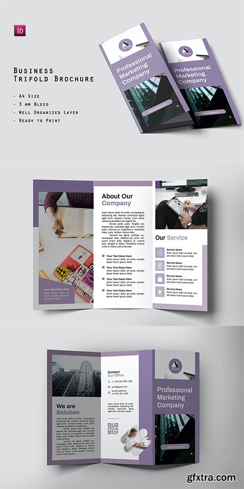 Professional Trifold Business Brochure