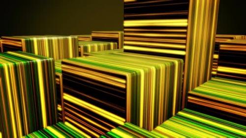 Videohive - Colorful cubes neon light background - 33064307 - 33064307