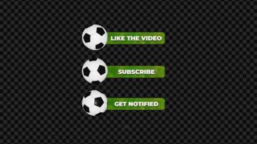 Videohive - YouTube Subscribe Soccer V3 - 33067450 - 33067450