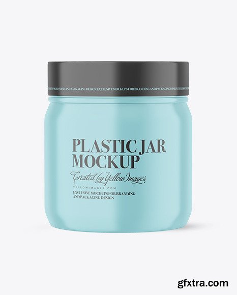 Plastic Jar Mockup 86510