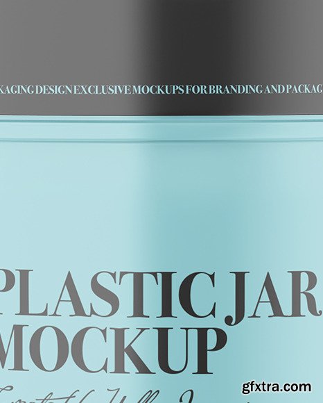 Plastic Jar Mockup 86510