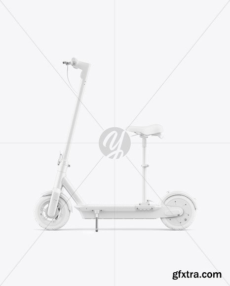 Electric Scooter Mockup with Seat 86461