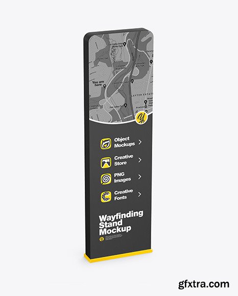 Wayfinding Stand Mockup 86340