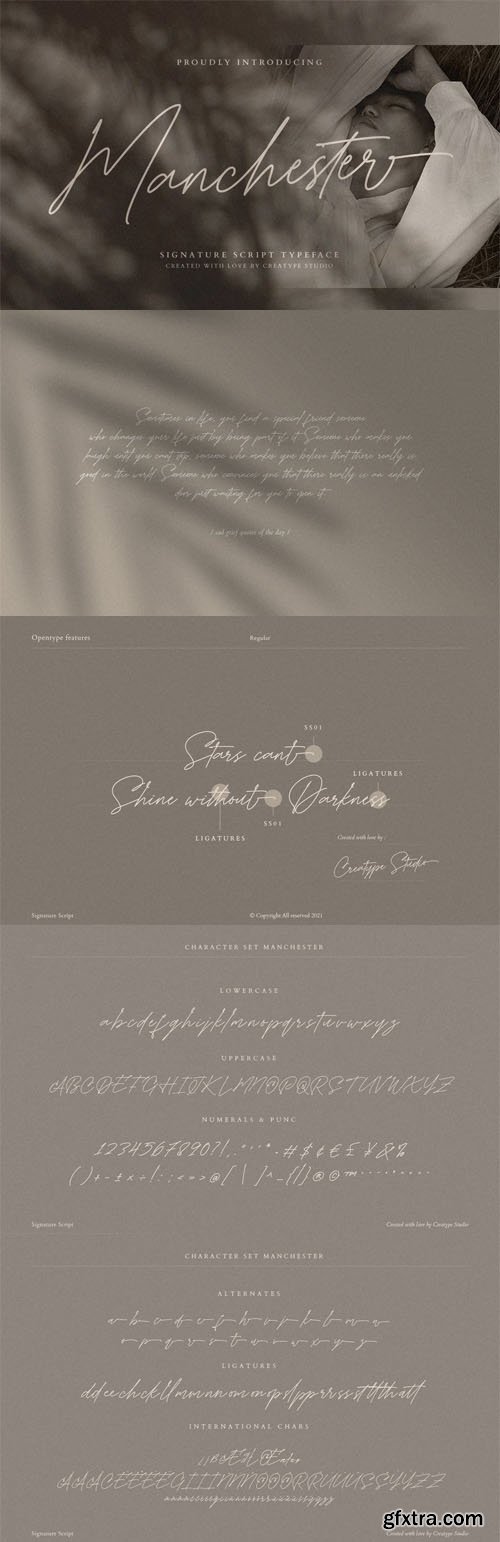 Manchester - Signature Script Typeface