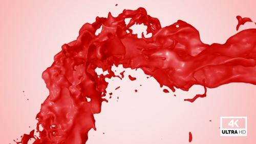 Videohive - Twisted Red Paint Splash V6 - 33089004 - 33089004