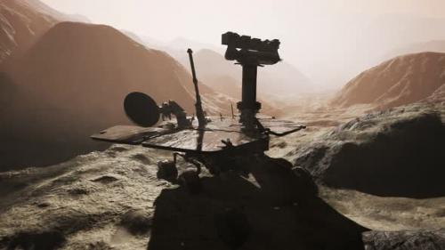 Videohive - Opportunity Mars Exploring the Surface of Red Planet - 33099993 - 33099993