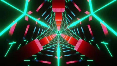 Videohive - Vj Loop Tunnel Sci Fi Space 4K ProRes - 33101151 - 33101151