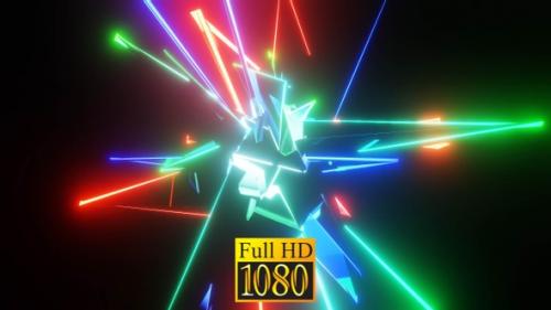 Videohive - An Abstraction Flickering With Neon HD - 33101250 - 33101250