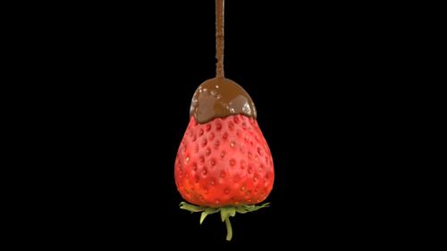 Videohive - Strawberry With Chocolate - 21725693 - 21725693