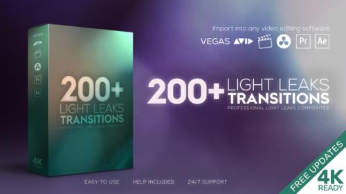 Videohive - 4K Light Leaks Transitions - 23604155 - 23604155