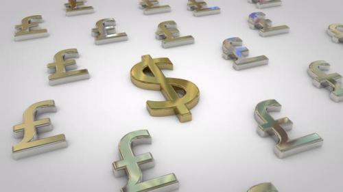 Videohive - Pound USD Currency Symbols - 23856275 - 23856275