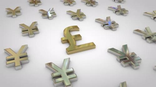 Videohive - Yuan Pound Currency Symbols - 23856281 - 23856281