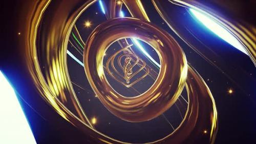 Videohive - Elegant Gold Abstract Composition - 24344600 - 24344600