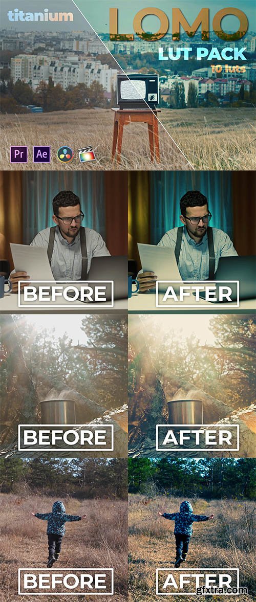 Titanium LOMO Video Luts