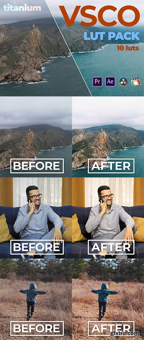 Titanium VSCO Video Luts