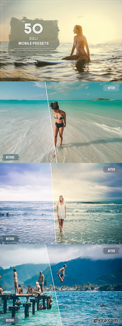 50 Bali Mobile Presets Pack