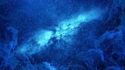 Videohive - Blue Clouds Nebula Loop - 33107770 - 33107770