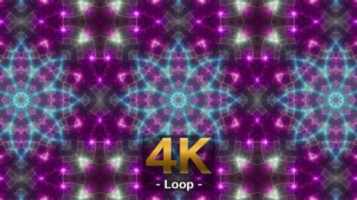 Videohive - Colorful Light Kaleidoscope Loop 4K 02 - 33118645 - 33118645