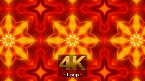 Videohive - Fire Color Kaleidoscope Loop 4K 05 - 33123058 - 33123058