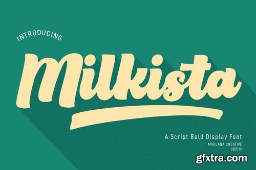 Milkista Script Bold Display Font