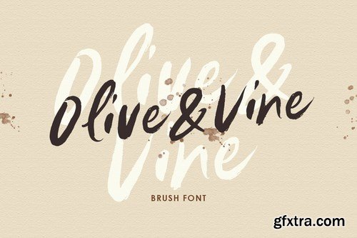 Olive & Vine - Brush Font