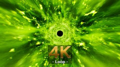 Videohive - Green Fire Holes 4K - 33124341 - 33124341