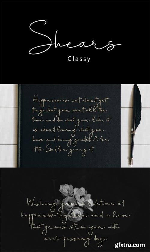 Shears Handwritten Script Font