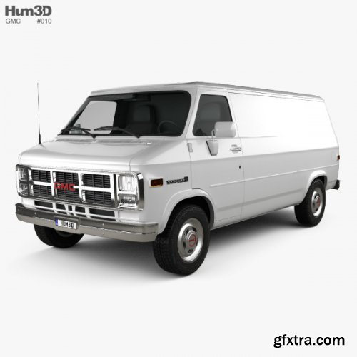 GMC Vandura Panel Van 1992 3D model