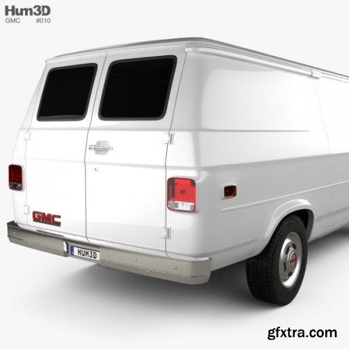 GMC Vandura Panel Van 1992 3D model