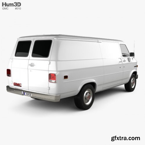 GMC Vandura Panel Van 1992 3D model