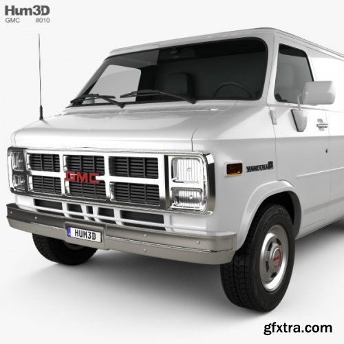 GMC Vandura Panel Van 1992 3D model