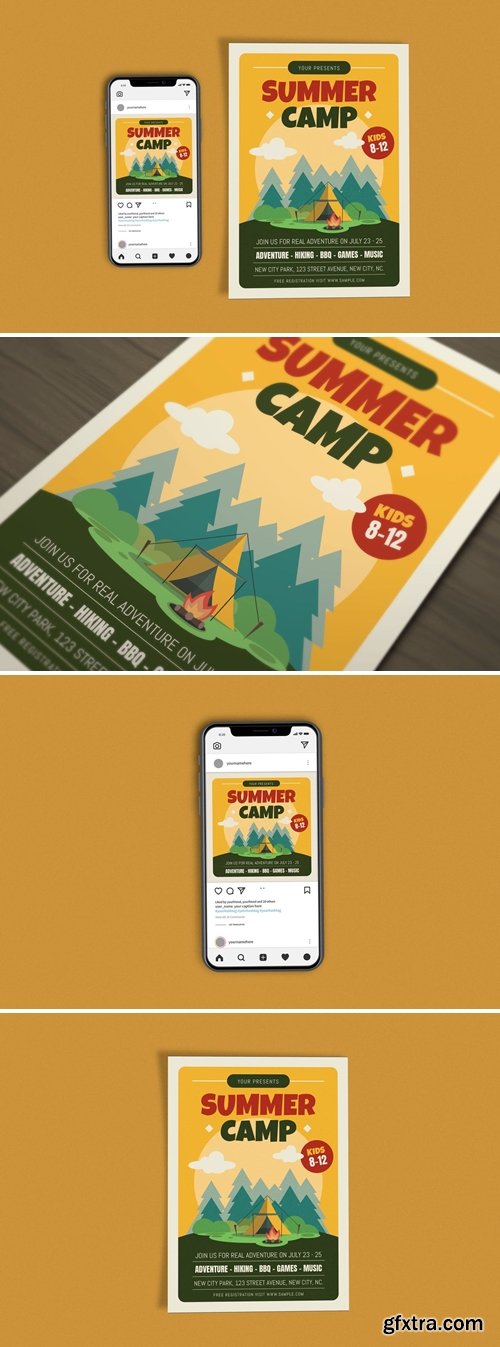 Summer Camp Template Set