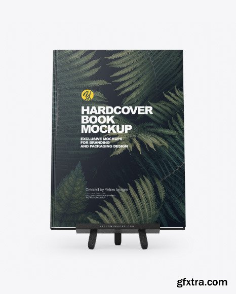 Matte Book w/ Stand Mockup 86356